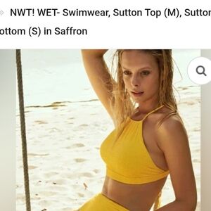 Wet Sutton Top (Only Top)  Saffron